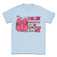 Dusty Blue crocin' around the christmas tree Classic Tee - MaliasSmallBusiness