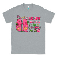Heather Grey crocin' around the christmas tree Classic Tee - MaliasSmallBusiness