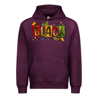 Mauve Wine black Urban Hoodie - LillyAllenDesigns