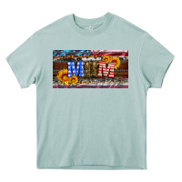 Soldier Mom License  Plate Heavy Core Tee | Teevron