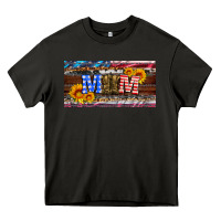 Asphalt soldier mom license  plate Heavy Core Tee - Artiststas