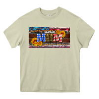 Mossy soldier mom license  plate Heavy Core Tee - Artiststas