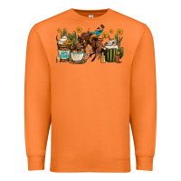 Carrot rodeo cowboy coffee cups Premium Sweatshirt - OliviaCreatesArt
