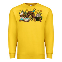 Lemon rodeo cowboy coffee cups Premium Sweatshirt - OliviaCreatesArt