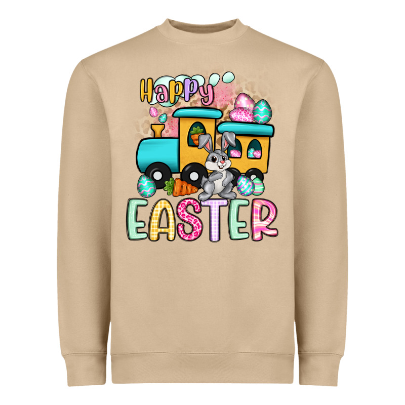 Happy Easter Train Heavyweight Sweatshirt by Artiststas | Teevron