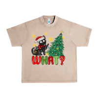 French Oak christmas  cat  what Urban Heavy Tee - MaliasSmallBusiness