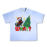 Grape Ice christmas  cat  what Urban Heavy Tee - MaliasSmallBusiness