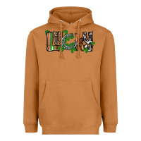 Meerkat Lucky horseshoe St. Patrick's Day Heavyweight Hoodie - CowGirlArtShop