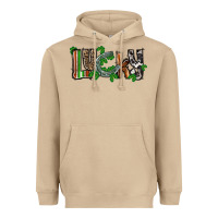 Mushroom Lucky horseshoe St. Patrick's Day Heavyweight Hoodie - CowGirlArtShop