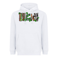 White Lucky horseshoe St. Patrick's Day Heavyweight Hoodie - CowGirlArtShop