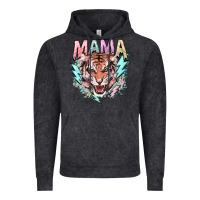 Mama Tiger Lightning Bolt Vintage Hoodie | Teevron