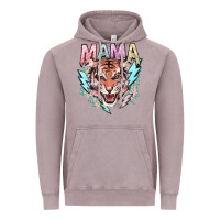 Vintage Zinc mama tiger lightning bolt Vintage Hoodie - NancyCooperArtShop