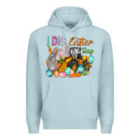 Blue Mist I dig Easter Day Premium Hoodie - HowdyJamesFarm