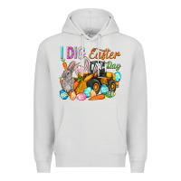 Dove Grey I dig Easter Day Premium Hoodie - HowdyJamesFarm