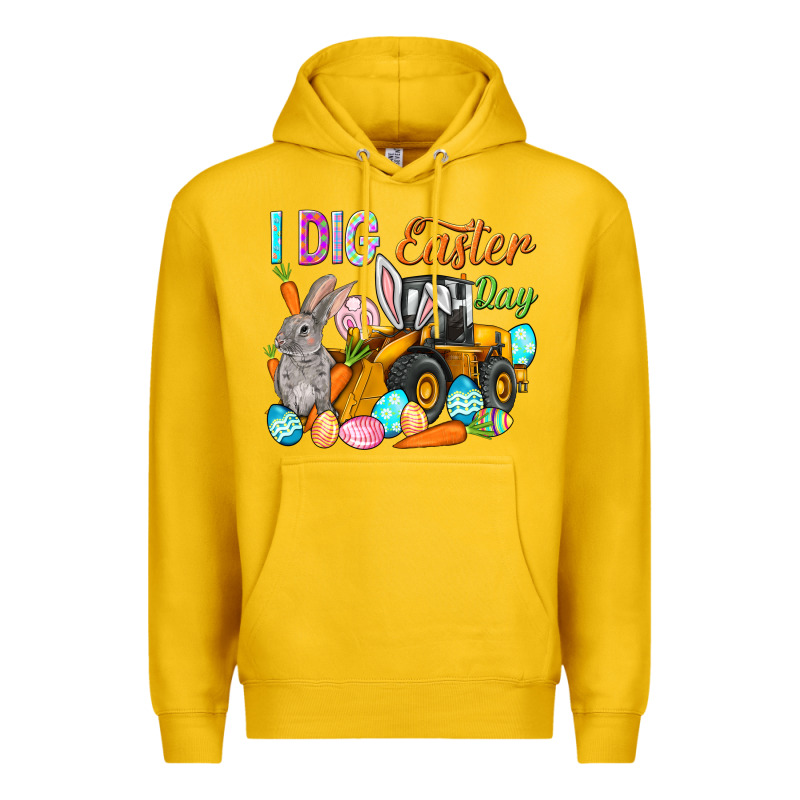 I Dig Easter Day Premium Hoodie by HowdyJamesFarm | Teevron