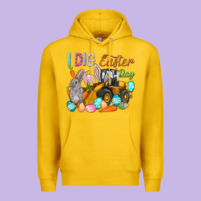 I Dig Easter Day Premium Hoodie Designed By Howdyjamesfarm