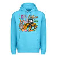 Ocean Blue I dig Easter Day Premium Hoodie - HowdyJamesFarm