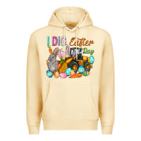 Pina Colada I dig Easter Day Premium Hoodie - HowdyJamesFarm
