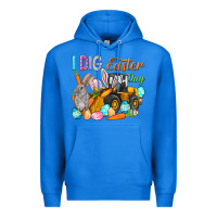 True Royal I dig Easter Day Premium Hoodie - HowdyJamesFarm