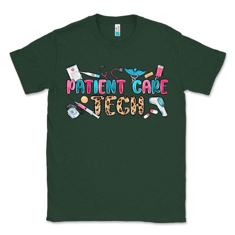 Patient Care Tech Classic Tee by MaliasSmallBusiness | Teevron
