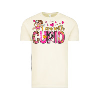 I Am With Cupid Vintage Tee | Teevron