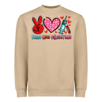Mushroom peace love phlebotomy Heavyweight Sweatshirt - Artiststas