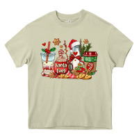 Mossy santa fuel coffee cups Heavy Core Tee - AdoDesignShop