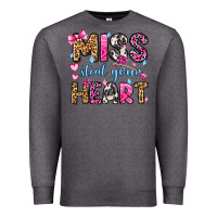 Charcoal Heather miss steal your heart olivia Premium Sweatshirt - OliviaCreatesArt