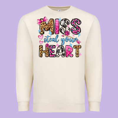 Miss Steal Your Heart Olivia Premium Sweatshirt Designed By Oliviacreatesart