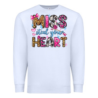 White miss steal your heart olivia Premium Sweatshirt - OliviaCreatesArt