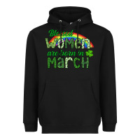 Black Blessed women are born in March Heavyweight Hoodie - CowGirlArtShop