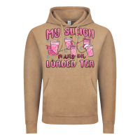 Vintage Coffee my sleigh runs on loaded tea Vintage Hoodie - MaliasSmallBusiness