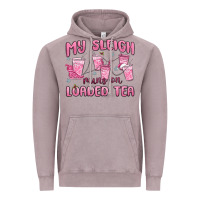 Vintage Zinc my sleigh runs on loaded tea Vintage Hoodie - MaliasSmallBusiness