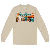 Mushroom Western Hey There Pumpkin Long Sleeve Tee - LillyAllenDesigns