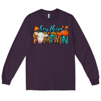 Plum Western Hey There Pumpkin Long Sleeve Tee - LillyAllenDesigns