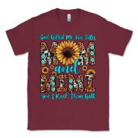 Burgundy god gifted me two titles mom and mimi  and i rock them both Classic Tee - JahusDesignShop