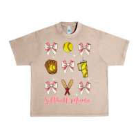 French Oak softball coquette bow Urban Heavy Tee - JahusDesignShop