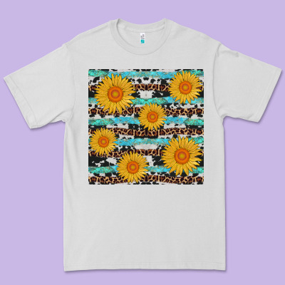 Sunflower Western Seamless Premium Tee Designed By Adodesignshop