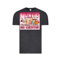 Vintage Black christmas calories no cuentan Vintage Tee - MaliasSmallBusiness