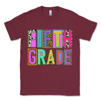 Burgundy fifth grade Classic Tee - NancyCooperArtShop