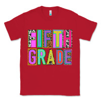 Red fifth grade Classic Tee - NancyCooperArtShop