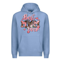 Colony Blue Best mom ever Mother's Day Premium Hoodie - CowGirlArtShop