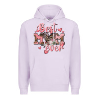 Lilac Best mom ever Mother's Day Premium Hoodie - CowGirlArtShop