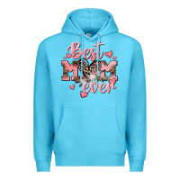 Ocean Blue Best mom ever Mother's Day Premium Hoodie - CowGirlArtShop