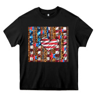 Black western usa flag heart and stars tumbler Heavy Core Tee - Artiststas
