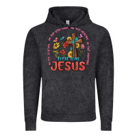 Vintage Black in the waiting there was jesus Vintage Hoodie - MaliasSmallBusiness