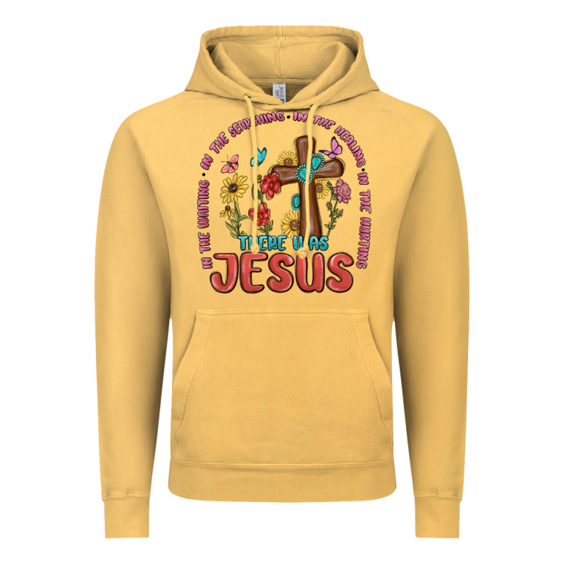 In The Waiting There Was Jesus Vintage Hoodie by MaliasSmallBusiness | Teevron