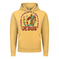 Vintage Mustard in the waiting there was jesus Vintage Hoodie - MaliasSmallBusiness