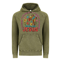 Vintage Olive in the waiting there was jesus Vintage Hoodie - MaliasSmallBusiness