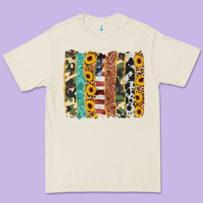 Western Brushstroke Premium Tee Designed By Adodesignshop